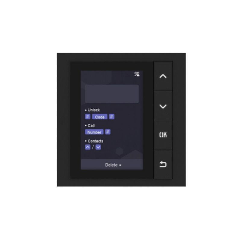Hikvision DS-KD-DIS modul sa 3,5'' LCD ekranom i 4 fizička dugmeta sa osvetljenjem
