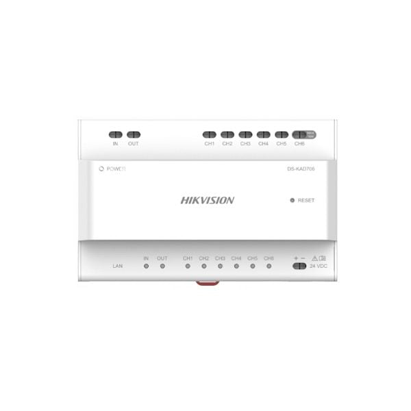 Hikvision DS-KAD706 mrežni audio/video distributer za interfone sa dve žice