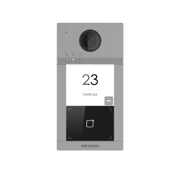 Hikvision DS-KV8113-WME1 pozivna jedinica sa jednim tasterom, čitačem kartica i 2MP kamerom